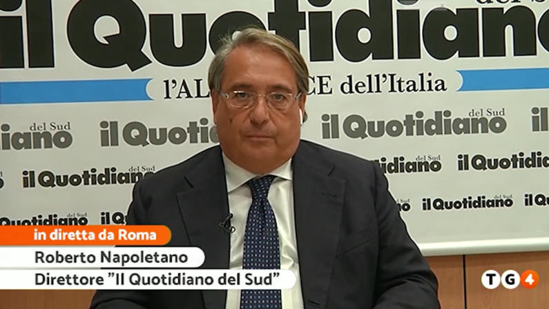 VIDEO - Il direttore Napoletano al TG4 mette alla corda il governatore Fontana sullo Scippo al sud