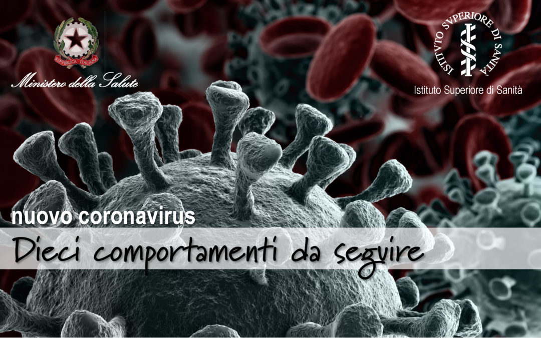 INFOGRAFICHE – ALLARME CORONAVIRUS, I DIECI COMPORTAMENTI DA SEGUIRE