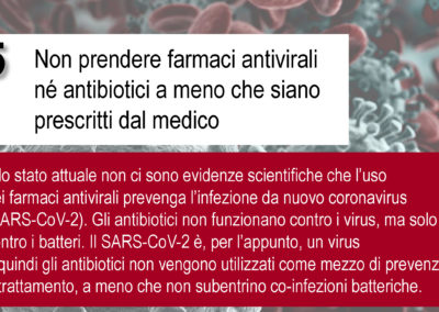 CORONAVIRUS - Consiglio n. 5