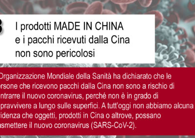 CORONAVIRUS - Consiglio n. 8