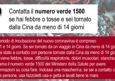 CORONAVIRUS - Consiglio n. 9