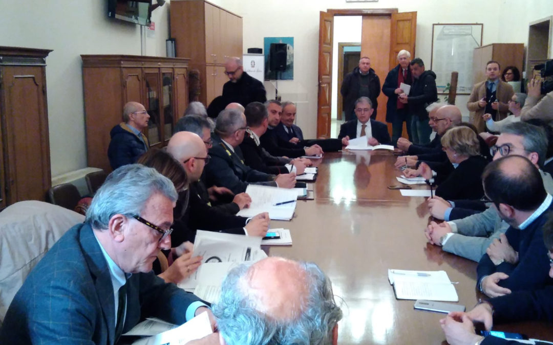 L’incontro in prefettura di lunedì sera a Matera