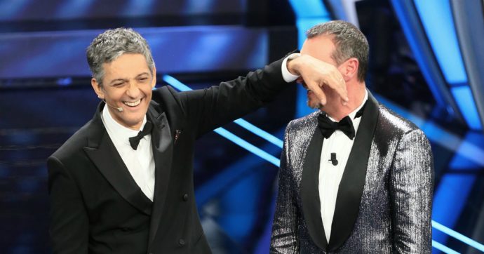 Festival di Sanremo, show di Fiorello in conferenza stampa. Boom di ascolti per la prima serata – CON VIDEO