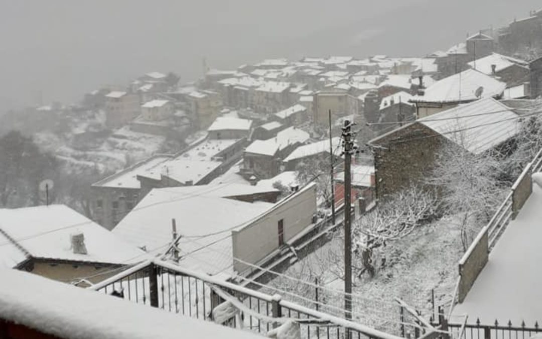 Neve in Presila, l'abitato di Cerva