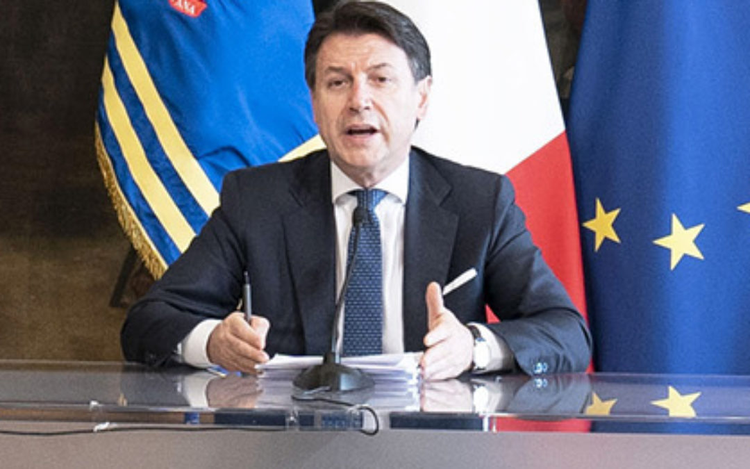 Il presidente del Consiglio Giuseppe Conte