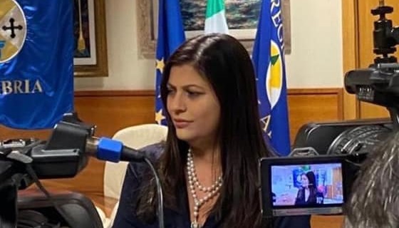 Jole Santelli, presidente della Regione Calabria