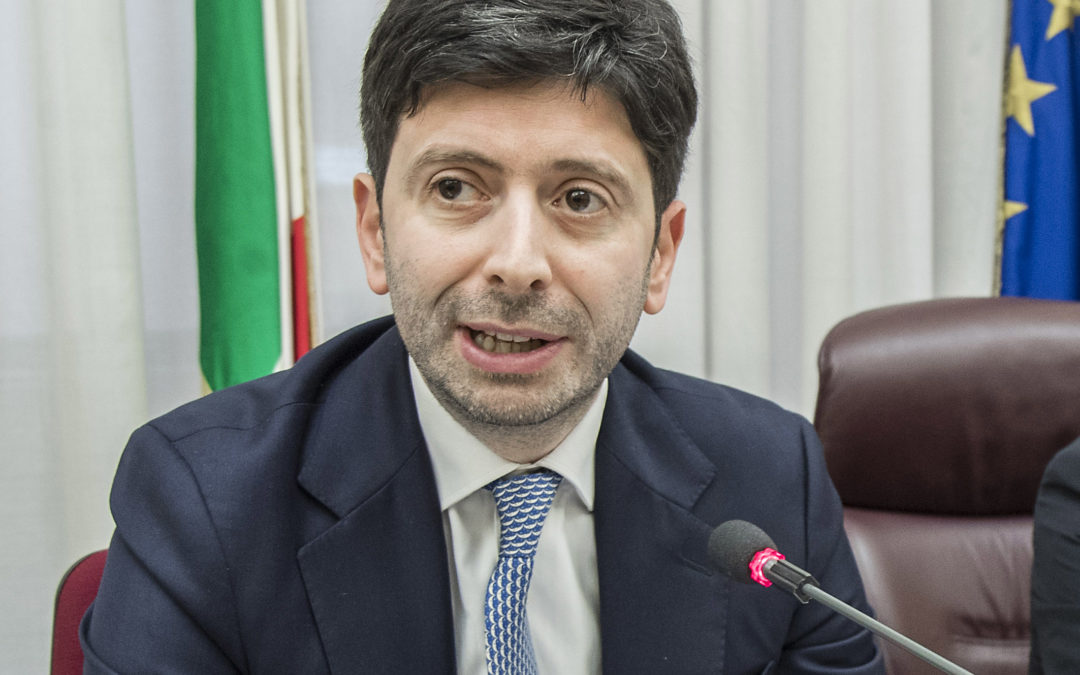Il ministro Roberto Speranza