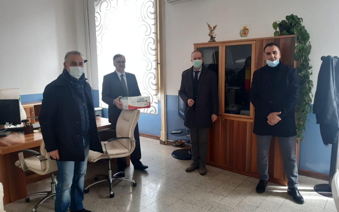 L'incontro tra i rappresentanti sindacali Fsp e Siulp e il questore Mario Finocchiaro