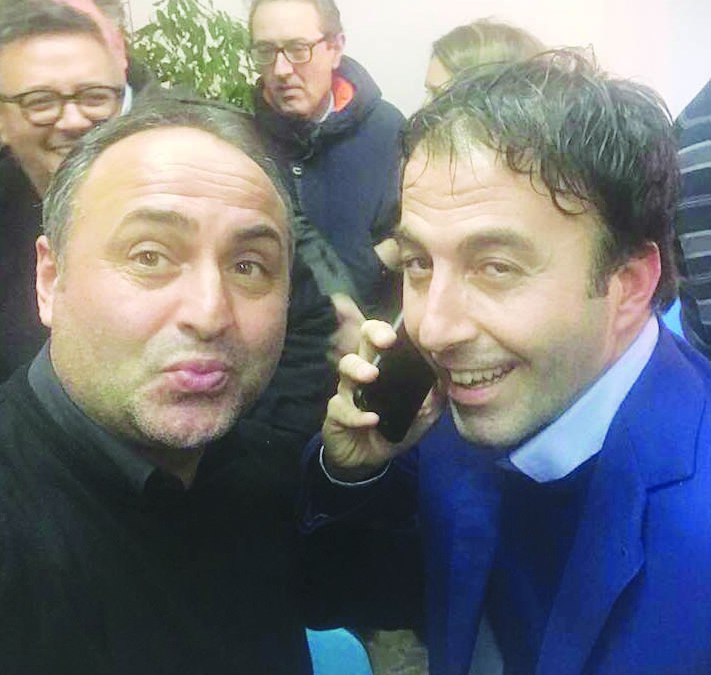 Il vicesindaco di Fuscaldo Paolo Cavaliere e Luca Morrone