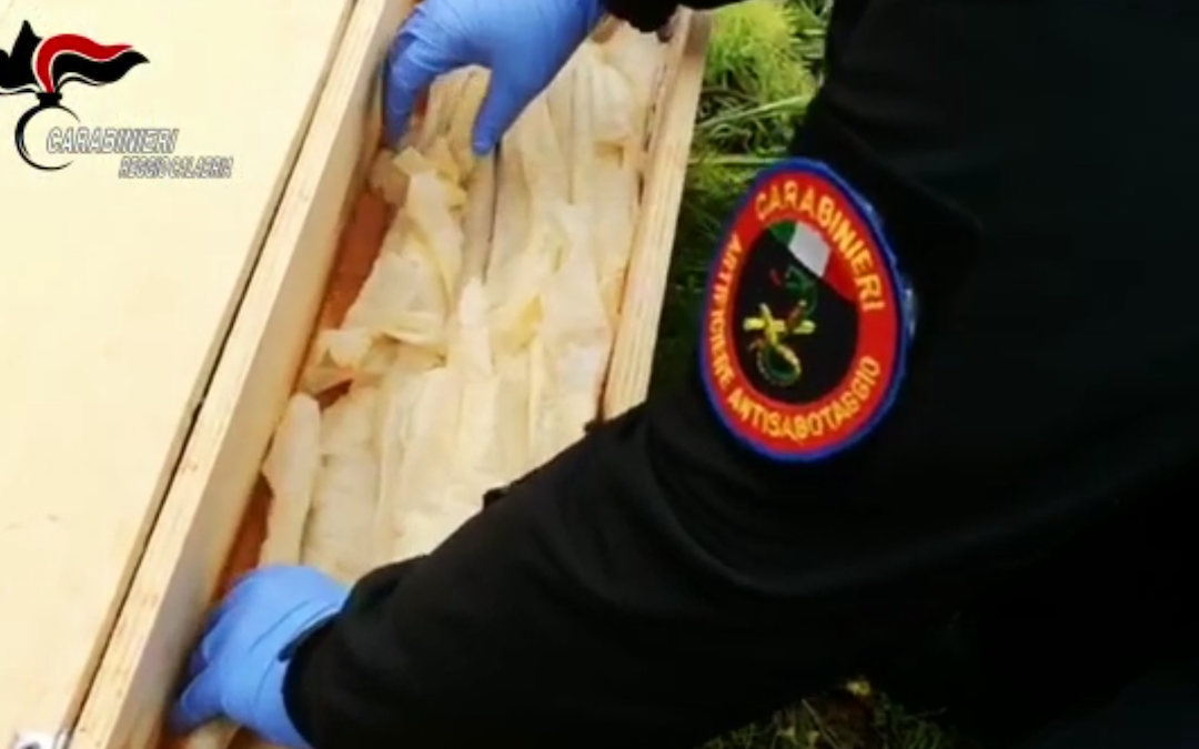 VIDEO – ‘Ndrangheta: carabinieri sequestrano armi e gelatina esplosiva nel Reggino. Necessario l’intervento degli artificieri