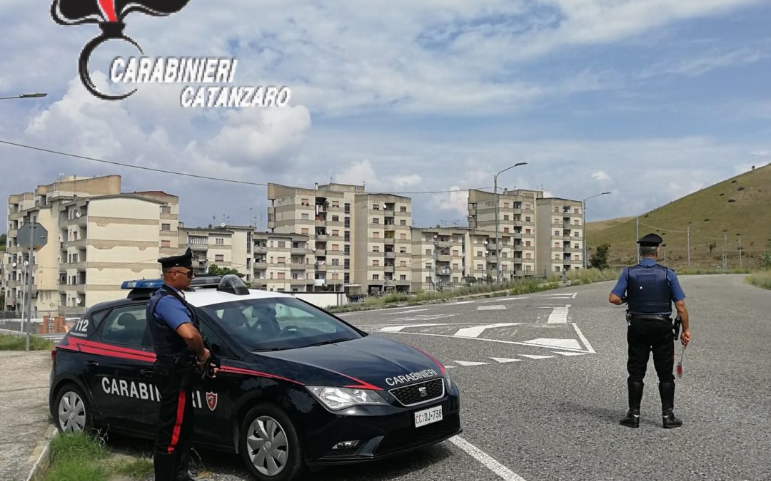 I controlli dei carabinieri di Catanzaro