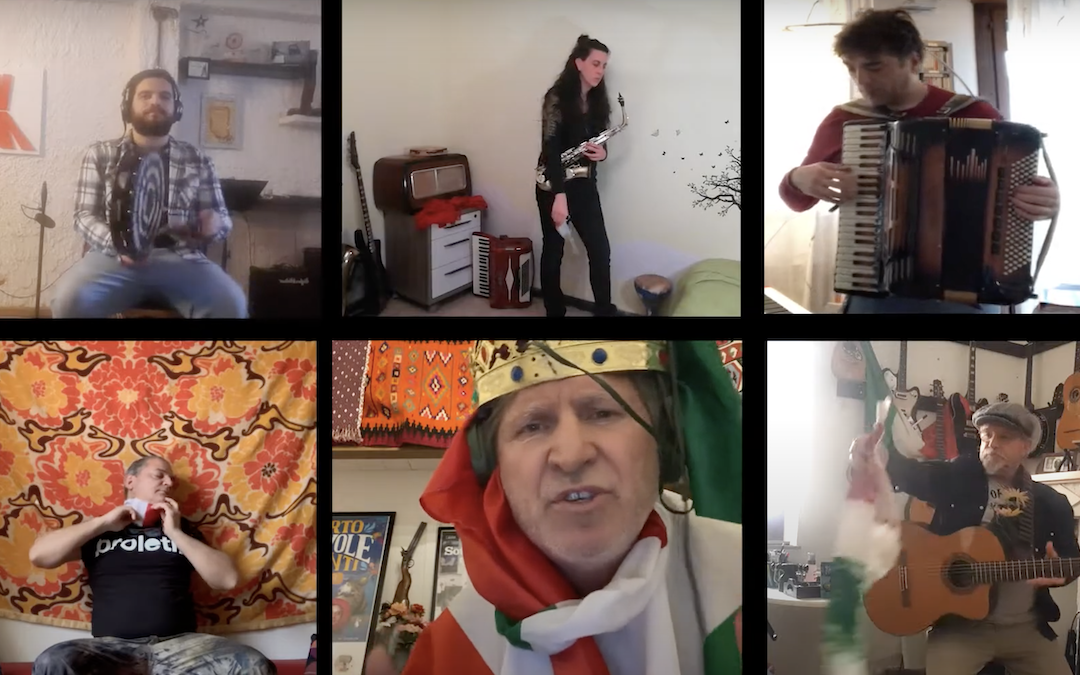 La versione del Parto delle Nuvole Pesanti di “Bella Ciao” ai tempi del Coronavirus – VIDEO