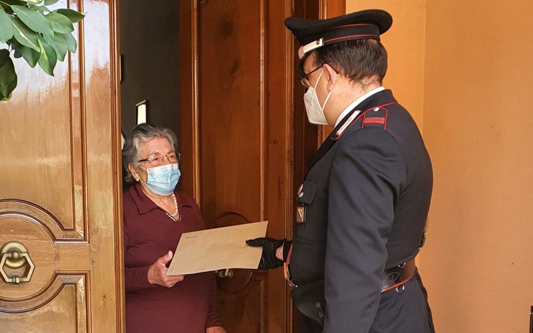 La pensione? Consegnata dai Carabinieri