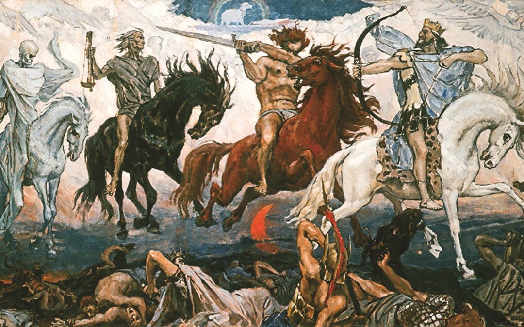 “I Quattro Cavalieri dell’Apocalisse”, 1887, di Victor Vasnetov