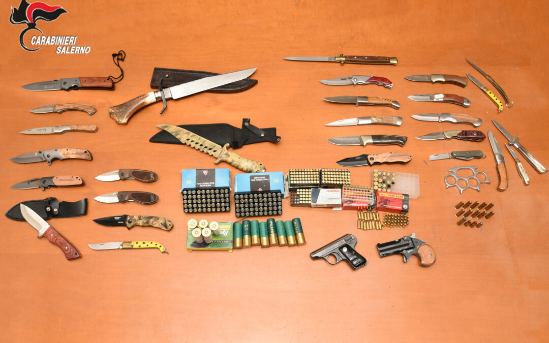 Pagani, un arresto per detenzioni di armi e munizioni clandestine