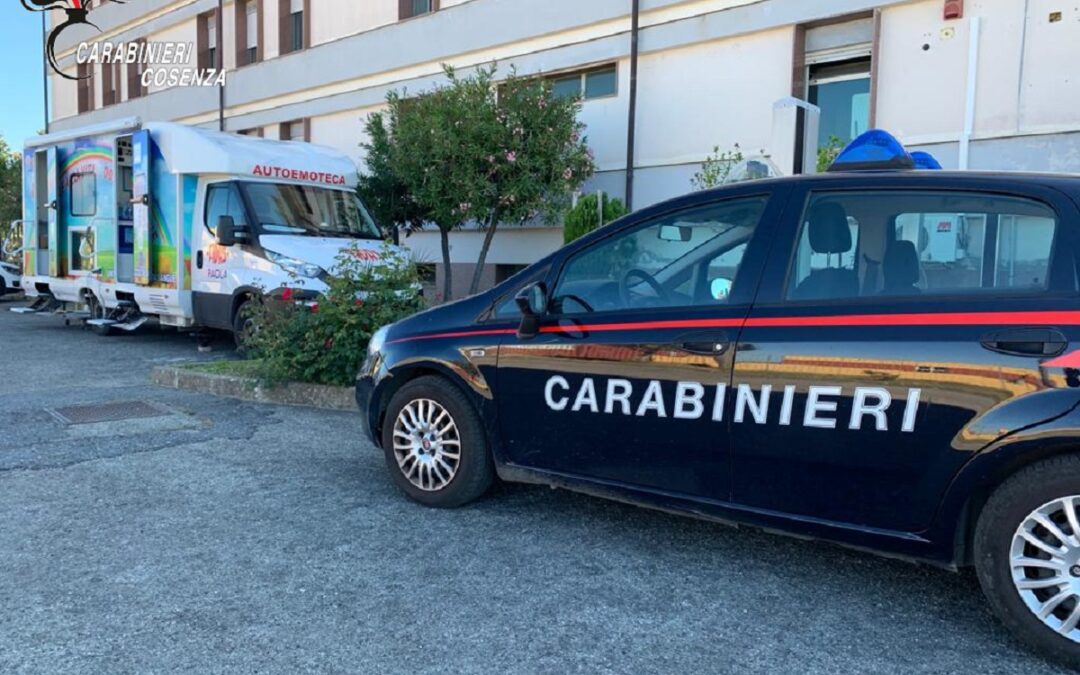 Donazione di sangue: l’emoteca della Fidas alla caserma dei carabinieri di Paola