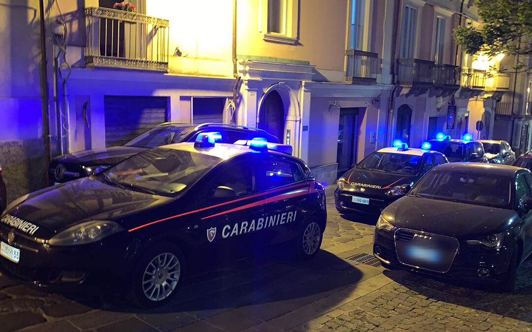 Un'operazione dei carabinieri