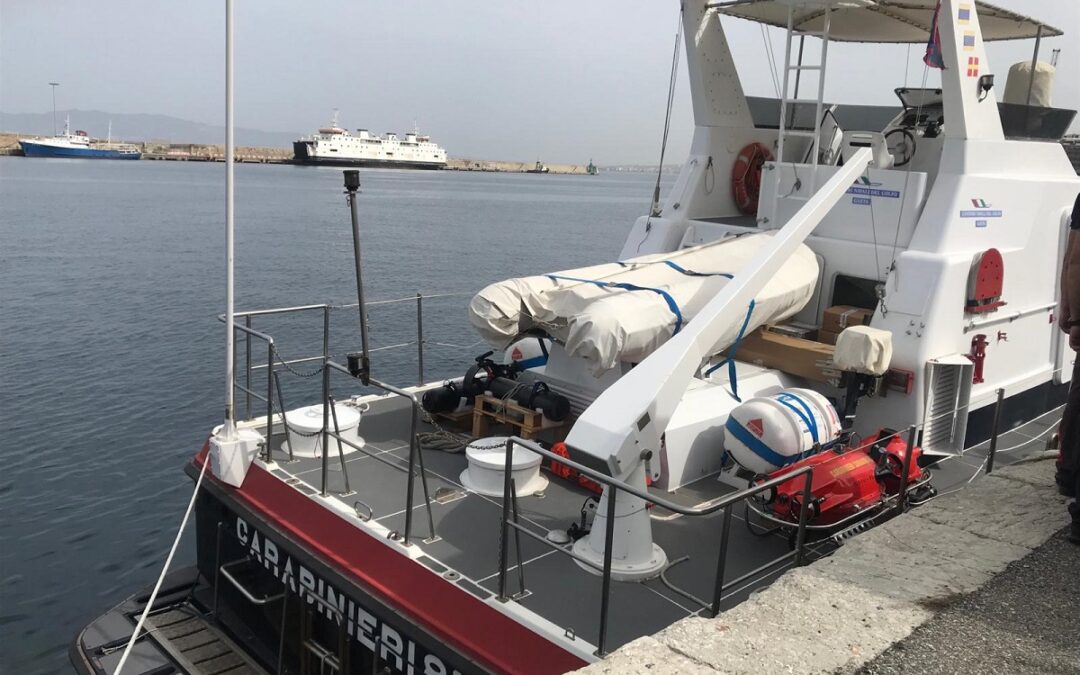 Patrimonio culturale sommerso, controlli subacquei dei carabinieri nel mare di Reggio Calabria