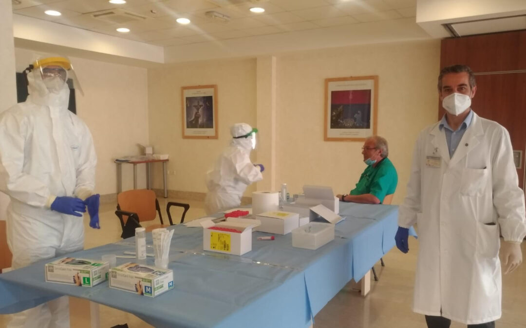 Fatebenefratelli, negativi i 636 tamponi eseguiti sul personale e collaboratori