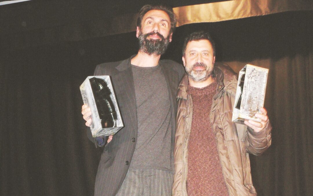 Fabrizio Gifuni e Davide Manuli col Premio Mario Gallo