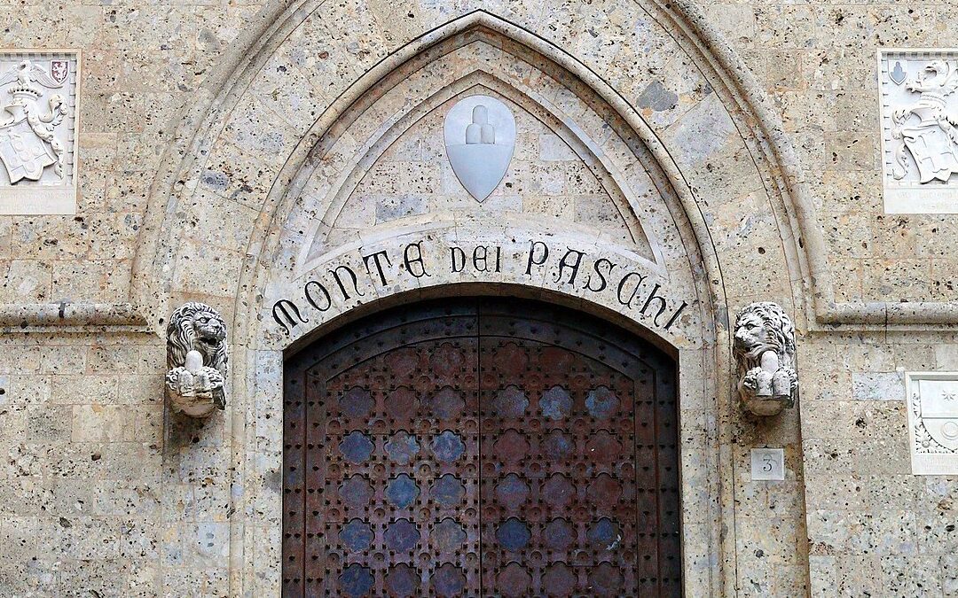 La sede del Monte dei Paschi di Siena