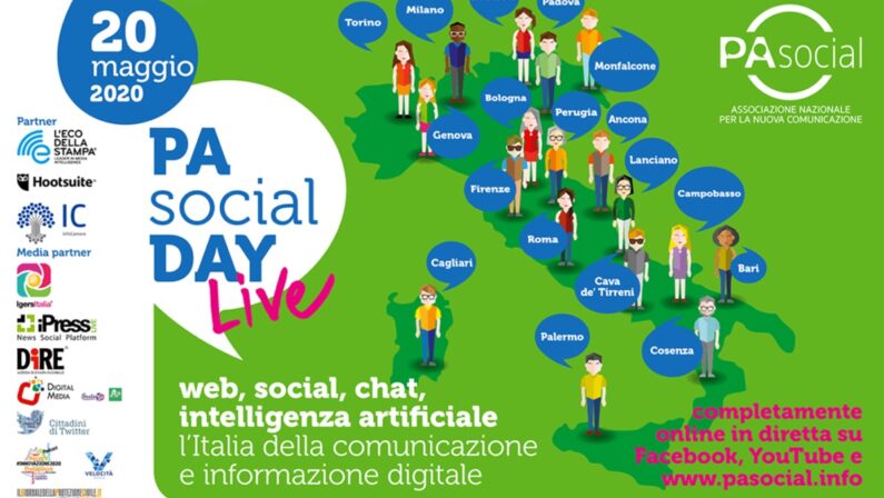 VIDEO – PA SOCIAL DAY 2020 – L’Italia della comunicazione e informazione digitale