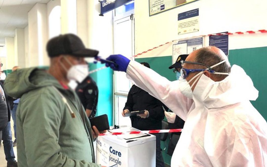 I controlli effettuati alla stazione di Paola lo scorso 4 maggio
