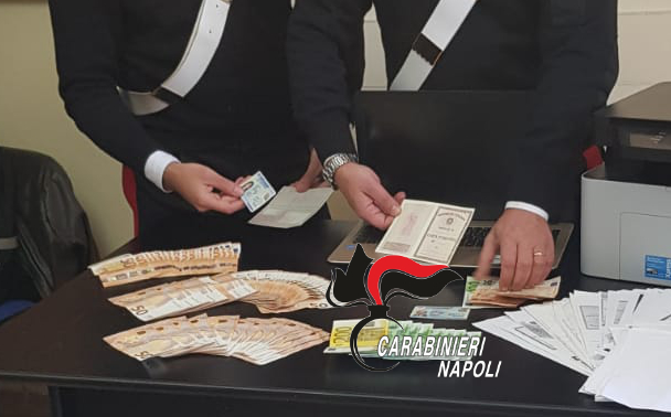 Casalnuovo di Napoli:  nella loro abitazione documenti falsi, due persone denunciate