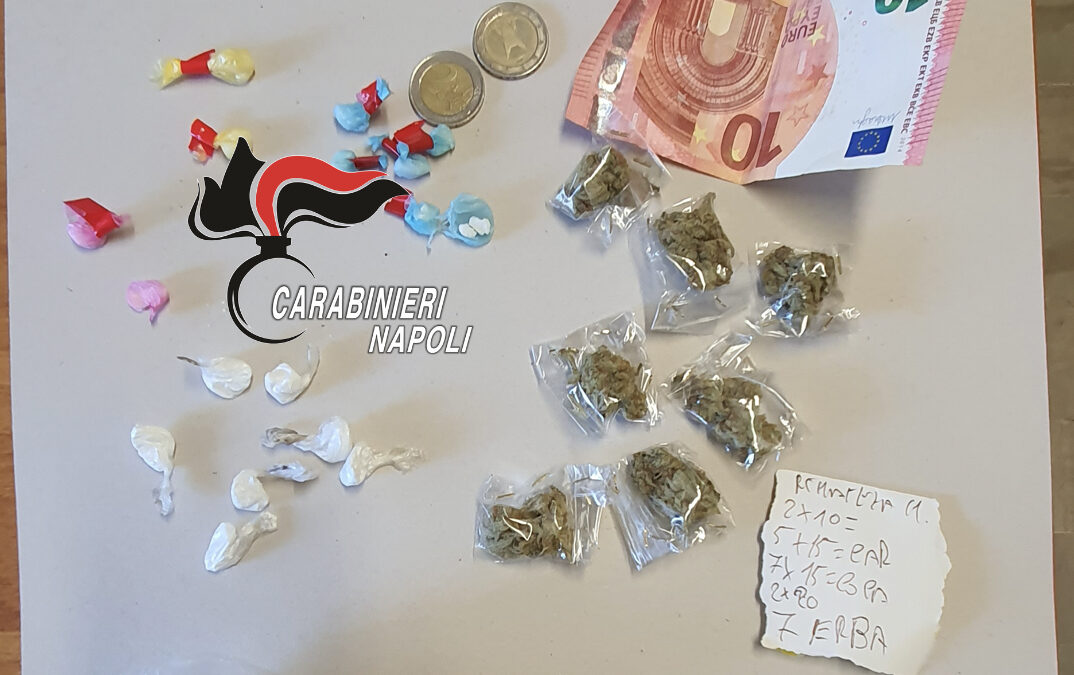 Castello di Cisterna: Sorpreso a spacciare droga nel quartiere