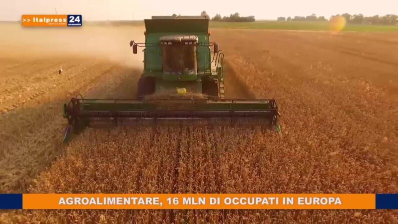 Agroalimentare, 16 mln di occupati in Europa