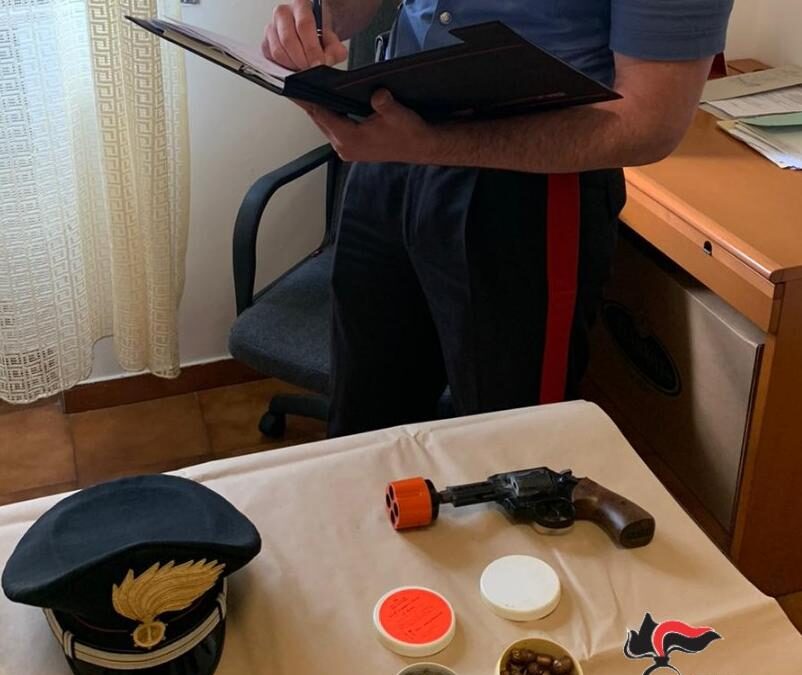 L'arma sequestrata