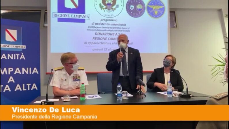 Dagli Usa scorte e forniture mediche alla Regione Campania