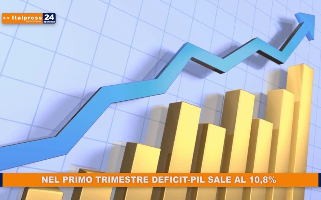Nel primo semestre deficit-pil sale al 10,8%