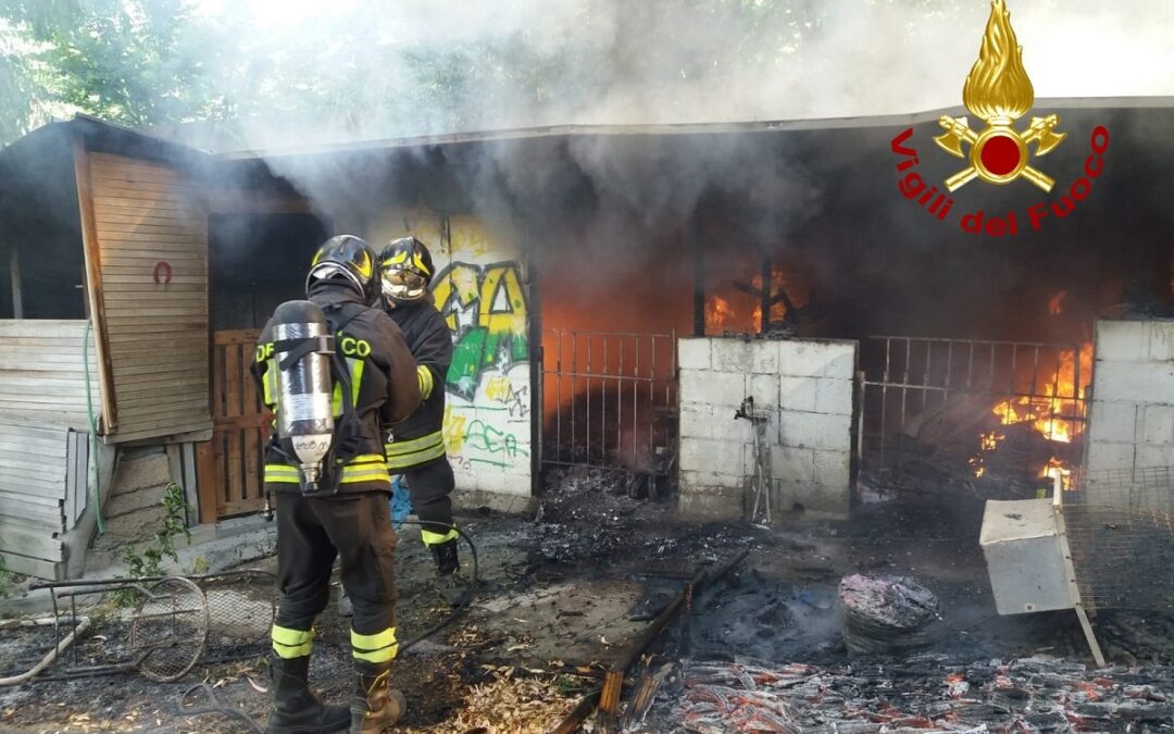 Il luogo dell'incendio