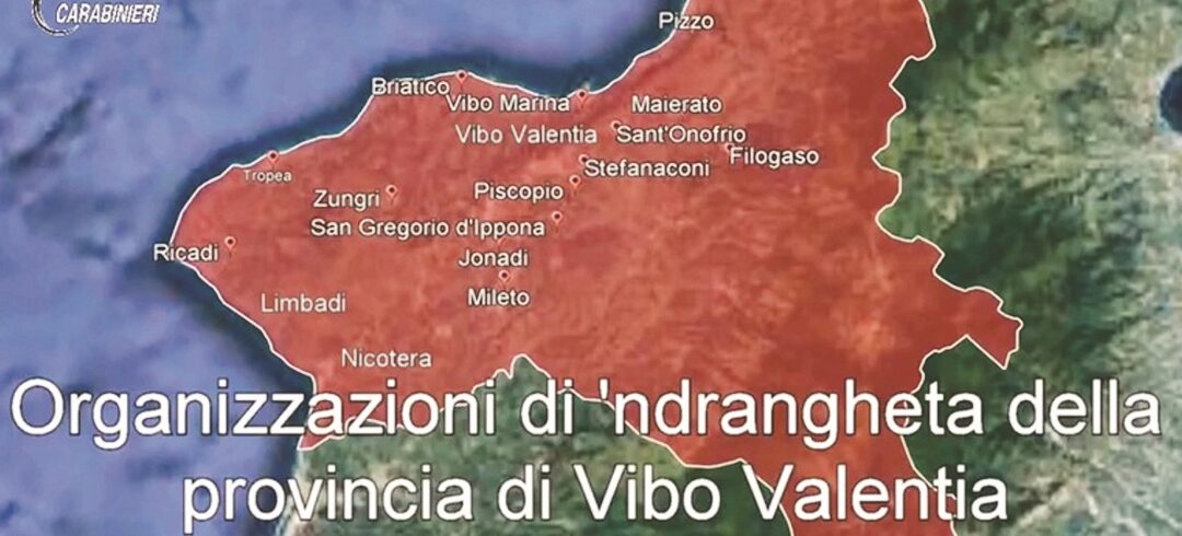 La mappa dei clan del Vibonese secondo la ricostruzione agli atti della mega inchiesta “Rinascita”