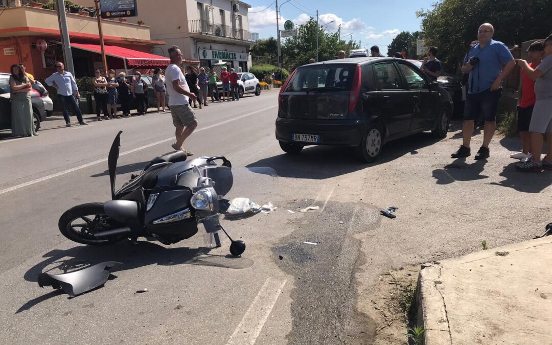 L'incidente stradale a Pizzo