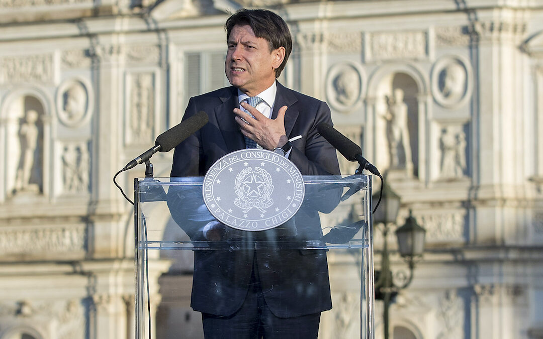 Il premier Giuseppe Conte (Foto Roberto Monaldo/LaPresse)