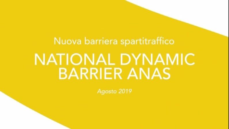 Dall’Anas nuova barriera spartitraffico