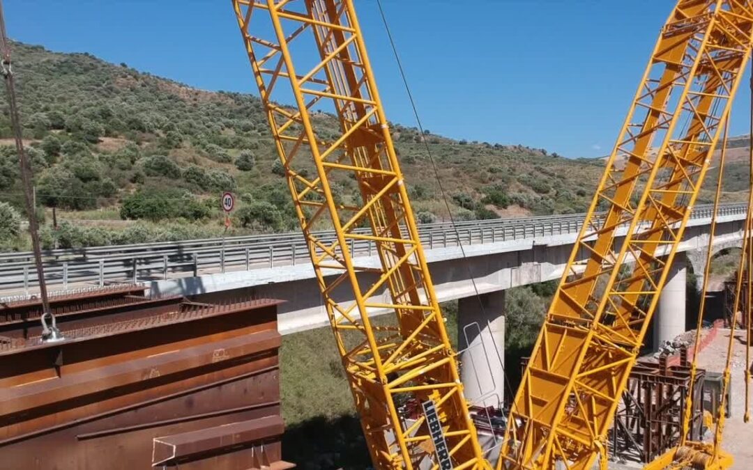 Viadotto Himera, avviate prime fasi varo dell’impalcato