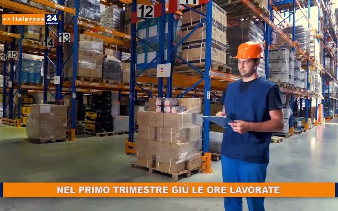 Nel primo trimestre giù le ore lavorate