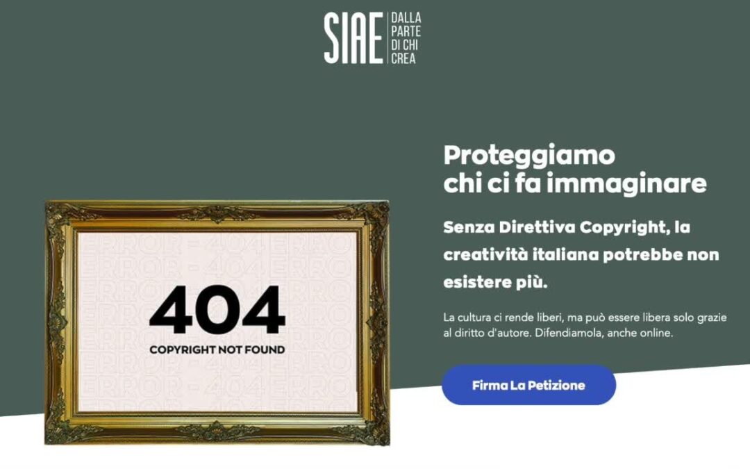 Siae “Recepire subito direttiva Ue sul copyright”