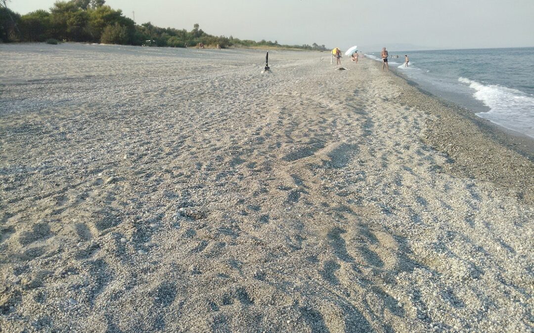 Un tratto di spiaggia di Locri
