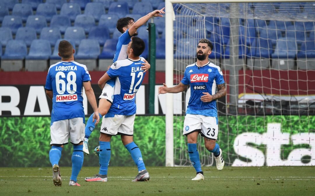 Il Napoli passa a Marassi, battuto il Genoa 2-1