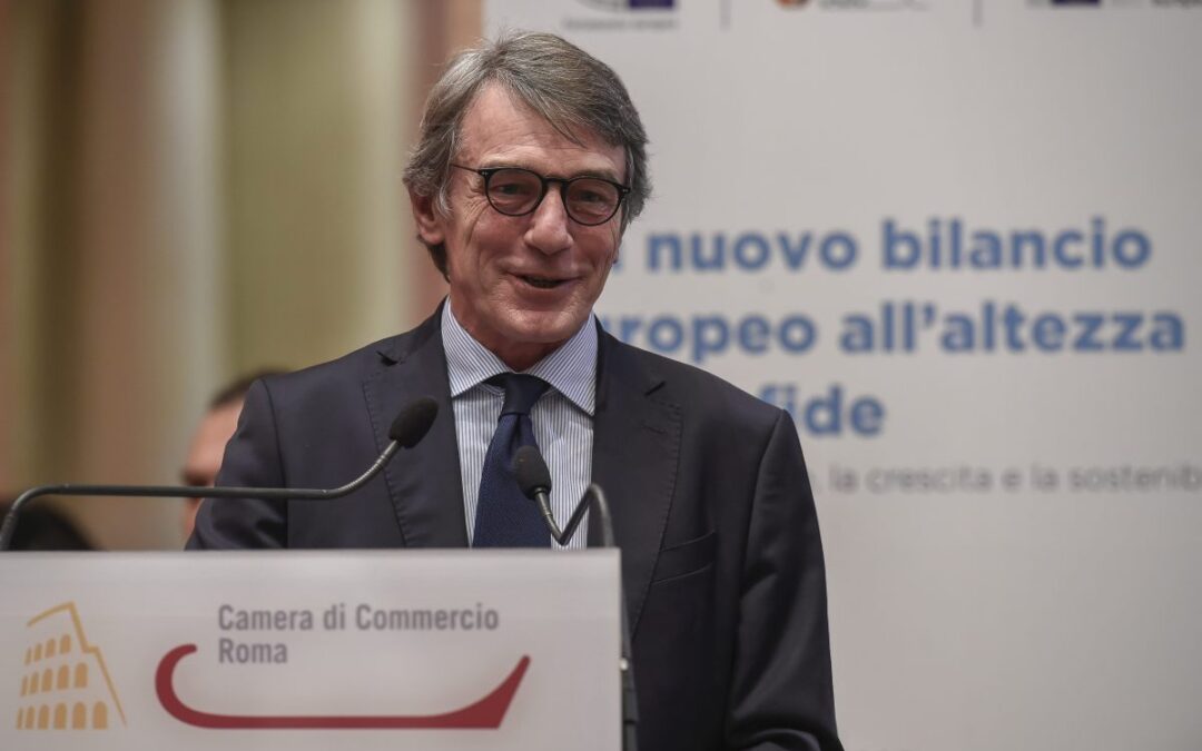 Sassoli “Dall’Ue fiducia nell’Italia ma non agisca come prima del Covid”