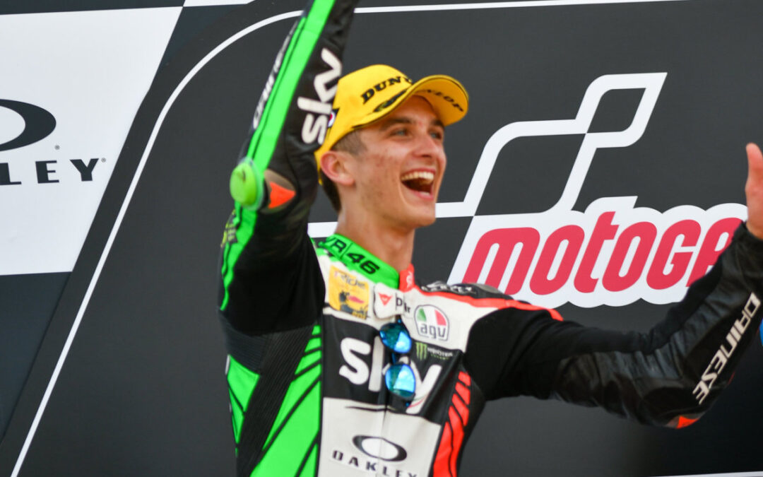 Trionfo per Luca Marini nel Gp di Spagna di Moto2