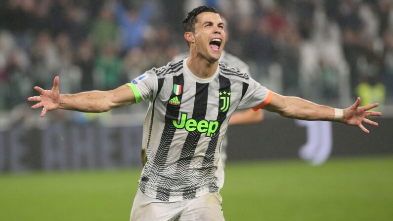 Doppietta di Cristiano Ronaldo, Juventus batte Lazio per 2-1
