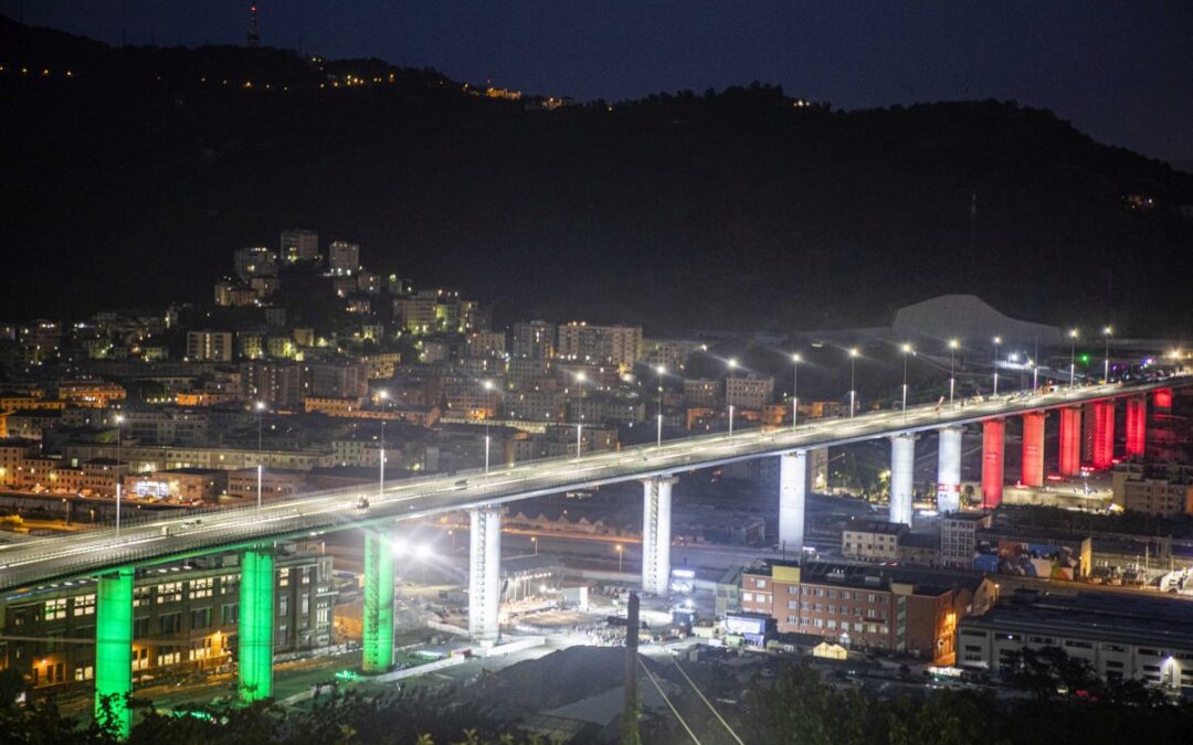 67 mila metri cubi di calcestruzzo per il Ponte di Genova