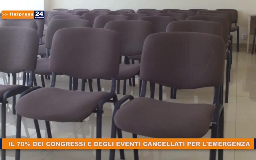Il 70% dei congressi e degli eventi cancellati per l’emergenza