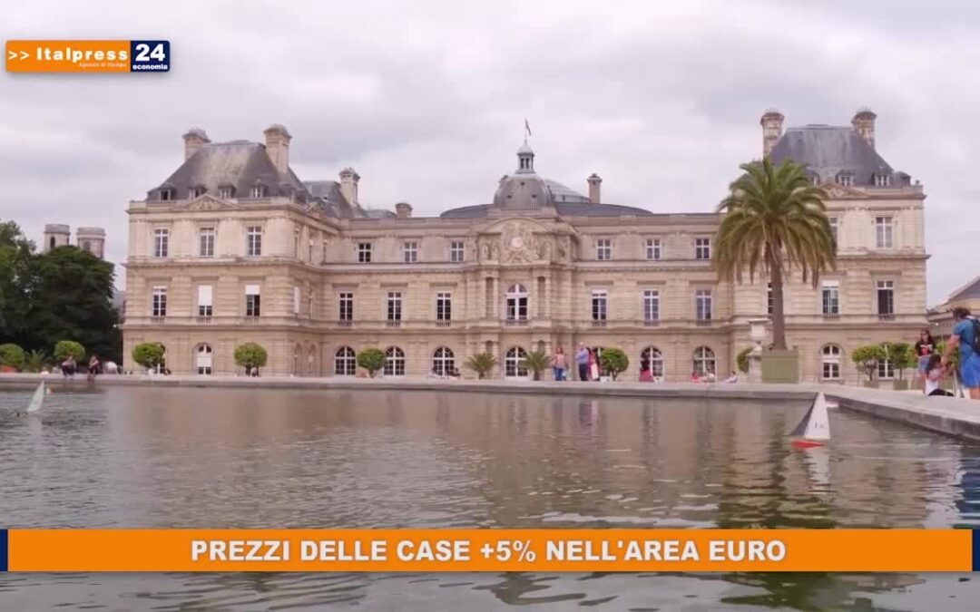 Prezzi delle case +5% nell’area Euro