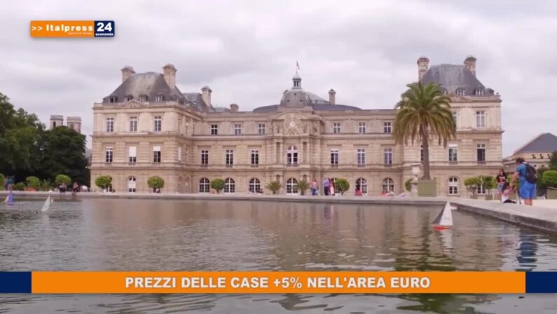 Prezzi delle case +5% nell’area Euro